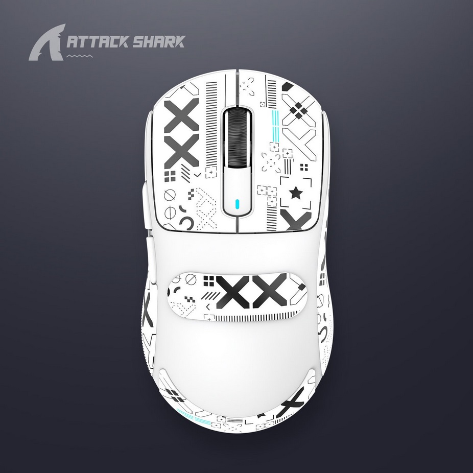 MOUSE GAMING ATTACK SHARK X3 WIRELESS WHITE
